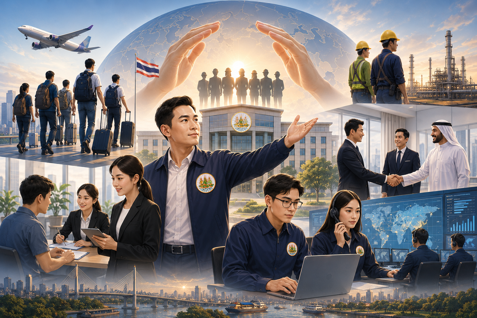แผนปฏิบัติงานเชิงรุกของกระทรวงแรงงาน เพื่อปกป้องและยกระดับตลาดแรงงานไทยจากวิกฤตความไม่สงบในตะวันออกกลาง